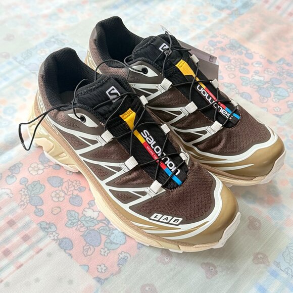 Salomon Brown Xt-6 Recut Pack Sneakers - Picture 1 of 10